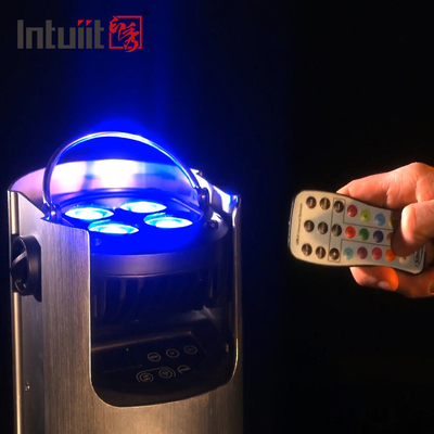 8X15W şehir renkli ışığı RGBW 4in1 IP54 su geçirmez duvar yıkayıcı ışığı DJ bar açık hava konser sahnesi için Pil ile çalışan