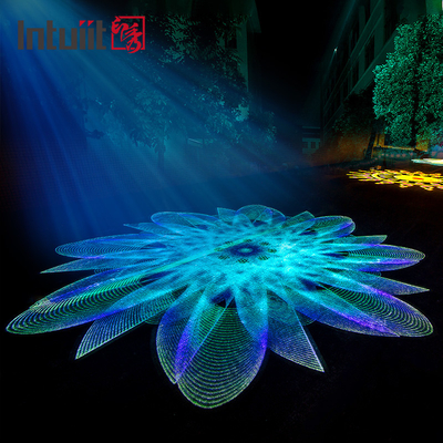 Açık hava Gobo projektörü 400w Reklam projektörü döner LED su geçirmez IP65 Logo Gobo projektör ışığı