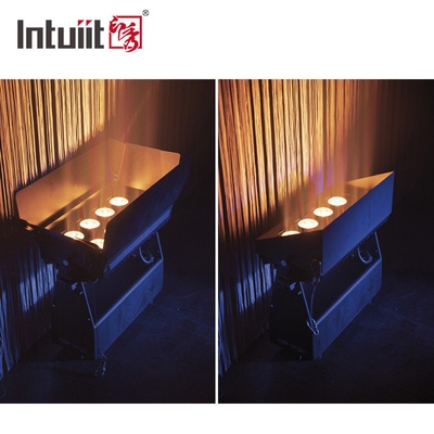 DMX512 8x10w RGBW 4in1 IP65 Su geçirmez DJ Düğün Sahnesi Şehir Duvar Yıkayıcı Dış LED Yıkama Sel Işığı