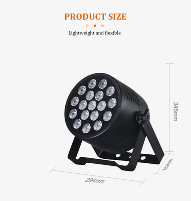 Dış Su geçirmez 18*20W RGBWA+UV LED Par Light LED Yüklü Işıklar