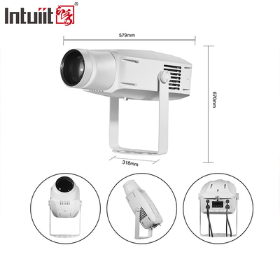400W Su geçirmez IP65 LED GOBO Projector Dış Ev Projeksiyon Işığı Dört Renkli Değişken Su Etkisi Projeksiyon Işığı