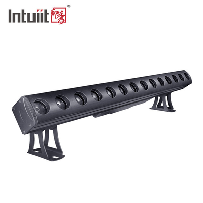 Dışarıda 14x15W lamba Duvar yıkama lambaları IP65 Dmx Kontrol Rgbw Led Duvar yıkama efekti sahne ışığı Bar Disko Partisi için