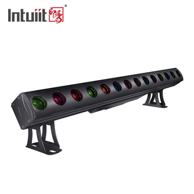 Dışarıda 14x15W lamba Duvar yıkama lambaları IP65 Dmx Kontrol Rgbw Led Duvar yıkama efekti sahne ışığı Bar Disko Partisi için
