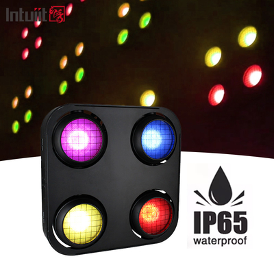 Ip65 400W Amber Sıcak Beyaz Led Cob Seyirci Körü Işık Dış Su geçirmez Kör 4 Göz