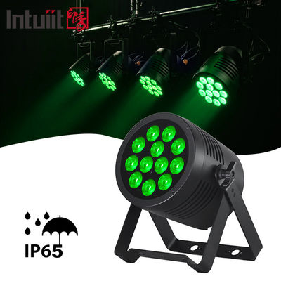 Alüminyum Alaşım RGBWA UV LED Düz Par 12x20W Işıklandırma DJ Par Dmx 512 Dmx 512 Light Wash Sahne Işıklandırması Kilise için