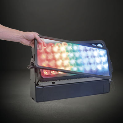 Led Şehir Renkli Işık 400W Dış Mimarlık Bina Led Duvar Yıkama Işığı 40pcs 10w Rgbw 4in1 Dış Duvar Yıkama Işığı