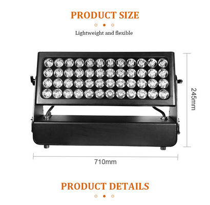 Profesyonel Su geçirmez IP65 1500W Rgbw 4in1 Şehir Renkli Yıkama Işığı LED Sel Işığı LED Duvar Yıkama