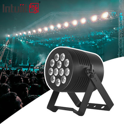 Dış LED Sahne Işıkları DMX 12pcs*20W 6 in 1 RGBWA UV Su geçirmez Par Işık Düğün / Sahne / Disko / Konser Işıkları için