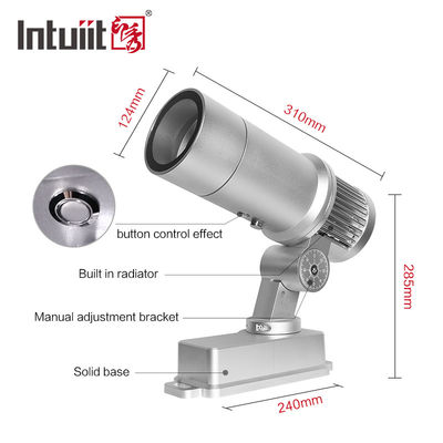 Su geçirmez IP65 Logo Gobo Projector Işık Noel Açık 60w LED Gobo Logo Projector Açık Reklam Işığı