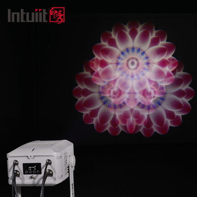 100W LED Dönen Reklam Logosu Işığı Dış Mekan IP65 Su Geçirmez Özel Desen Gobo Projektör