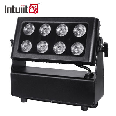 IP65 Pil Işık Led Hareketli Baş Işık Yüksek Güçlü Sahne Işıkları 8x15W Dmx512 Kontrol