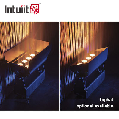 LED 8x15 W RGBW 4'ü 1 Arada Pil Güçlü IP65 Spot Işığı pil gücüyle çalışan IP65 projektör