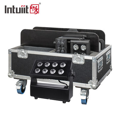 8x15W Pil ile çalışan LED Fırtına Işığı Dışarısı Kablosuz RGBW 4in1 Şarj edilebilir Yukarı Işığı Par Luces LED para Fiestas DJ