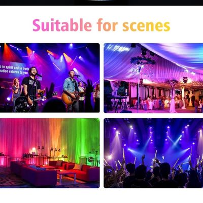 60x12W RGBW 4'ü 1 Arada Led par ışık Dj sahne düğün partisi dj disko led yıkama