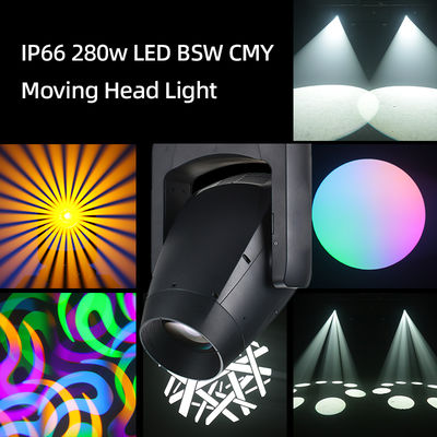 Profesyonel IP66 LED 280W Beam Spot Wash CMY Hareketli Kafa Işıkları DJ Disko Bar Kulüp Sahne Şov Ekipmanları Işıkları
