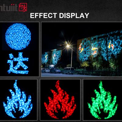 400w Led Dış Kapı Ip65 Su Dalgalanması Gobo Projector Okyanus Dalgalanması Led Su Dalgası Işık Efekti Sahne Işıkları