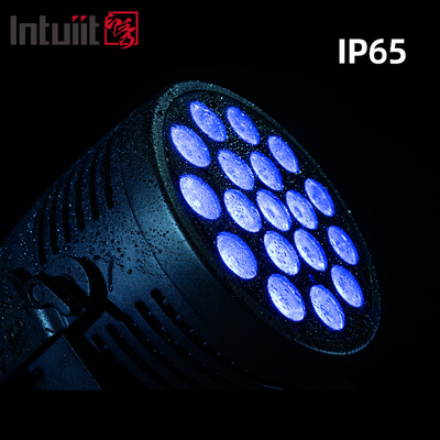 18x20 Su Geçirmez DMX Led Par Can RGBWA UV Dış Mekan Tiyatro Düğün Konser Gösteri Etkinlikleri için