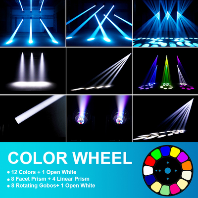 IP66 Işın 200w Dmx512 Led Işın Hareketli Kafa Sahne Aydınlatması Gece Kulübü Dj Etkinliği İçin