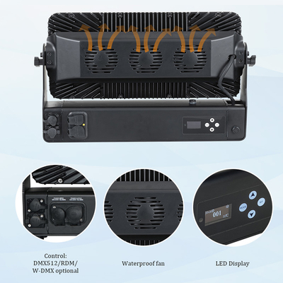 IP65 40x10W RGBW LED Şehir Sahne Işığı Dış Mekan Bina Projeksiyon Sel Mimari Aydınlatma
