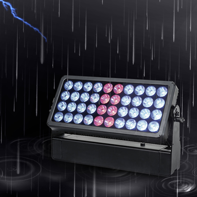 IP65 40x10W RGBW LED Şehir Sahne Işığı Dış Mekan Bina Projeksiyon Sel Mimari Aydınlatma