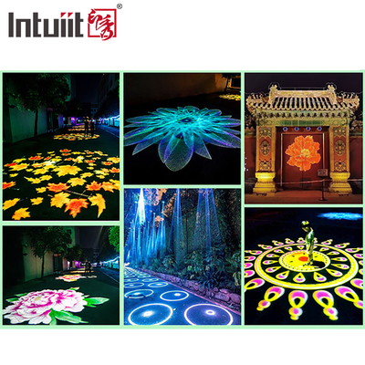 Açık hava IP65 Su geçirmez Led 200W Gobo Efekt Işık Renkli Logo Projeksiyon Park LED Işıklar
