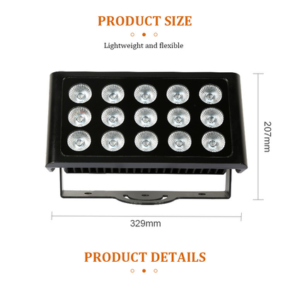 RGBW Dış Mekan IP65 Su Geçirmez 80W LED Şehir Rengi Duvar Yıkama Işıkları parti etkinliği için
