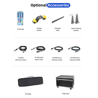 24*2W RGBW LED Doğrusal Çubuk Duvar Yıkama Makinesi