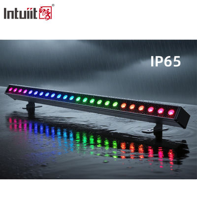 Dış Mekan Bina Led Duvar Yıkama Işığı IP65 24*2w Su Geçirmez RGBW Duvar Yıkama Bar DJ Led Piksel bar Sahne Işığı Parti