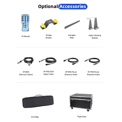 24*2W Disko DJ Pil ile çalışan Duvar Yıkayıcı DMX Sesle Etkili Led Sahne Işık Çubuğu