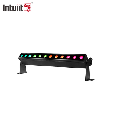 IP20 Sahne Etkinlik Partisi Düğün 12x2W RGBW DMX Pil ile çalışan LED Duvar Yıkayıcı Yüklü