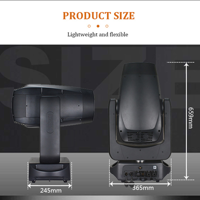 2025 BSW 280W LED Hareketli Baş Sahne Işığı DMX512 DJ Disko Gösteri CMY için 3in1 Parmak Noktası Yıkama