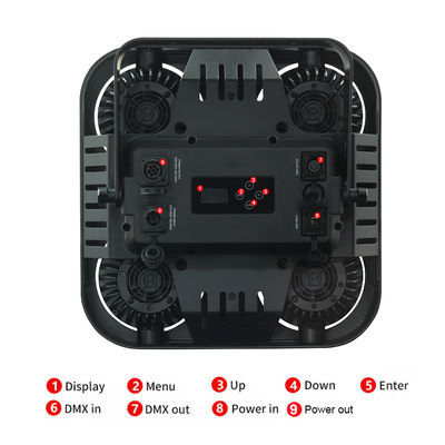 LED 4x90W 2-in-1 Dışarıdaki DJ Bar / Düğün / Sahne DMX512 için Sıcak Beyaz Amber Körlük Işığı