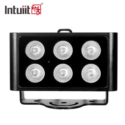 IP65 Su Geçirmez 6x5W LED DJ PAR Duvar Yıkama Projektör Alüminyum Gövde Dış Mekan Aydınlatması Şehir Rengi Dekorasyonu ve Bina İçin