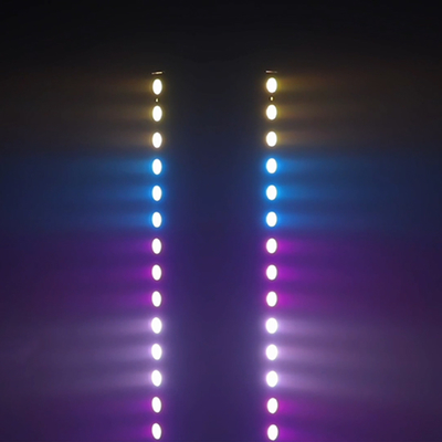Yıkama Işığı IP20 DMX512 Gelişmiş Akıllı Müzik Çözümü 24 * 2W RGBW LED Işıklar Doğrusal Bar Duvar Yıkamacı