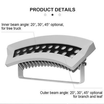 Açık hava ağaç aydınlatması için renk değiştirme özelliği ile 36W LED sel ışığı IP65 Alüminyum lamba gövdesi AC güç kaynağı