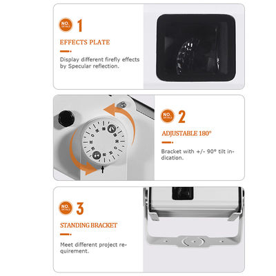 13W IP65 Su geçirmez Bahçe Işığı Noel Bayramı için Hareketli Ateşböceği Lazer Lamba RGBW Parlayan Yıldız Projector Işığı