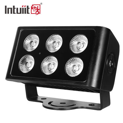 6x5W Dışarıdaki IP65 Kare DMX RGBW LED Fırtına Işığı Bina Fasadı için LED Duvar Yıkayıcı Fırtına Işığı