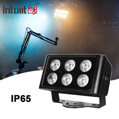 6x5W Dışarıdaki IP65 Kare DMX RGBW LED Fırtına Işığı Bina Fasadı için LED Duvar Yıkayıcı Fırtına Işığı