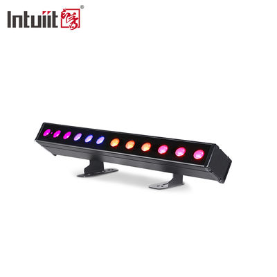 12*2W 4-in-1 IP65 LED yıkama çubuğu Pil ile çalışan RGBW projeksiyon ışıkları ışın etkisi