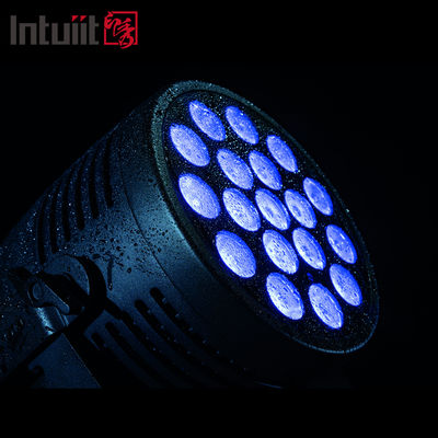 IP65 18x20w RGBAW UV LED Par Uplight Su geçirmez LED Par Light