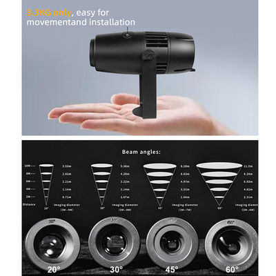 LED 60W Dış Su geçirmez IP65 Mağaza İşareti Dışarıya Özel Gobo Proyektörü