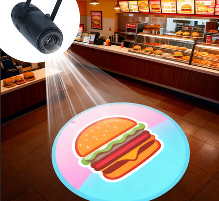 40W Logo Proyektörü Işıklar Mağaza Reklamı ve Düğün için Mağaza İşletmesi için Özel GOBO projektörleri