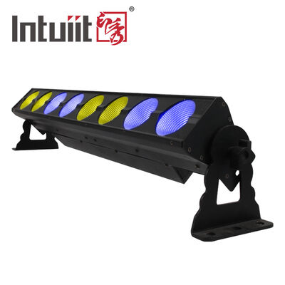 8*15W RGB 3'ü 1 Arada İç Mekan COB Piksel Işık Çubuğu DMX Kontrollü LED Duvar Yıkama Işığı Cephe Düğün Etkinlik Konser Sahne Aydınlatması