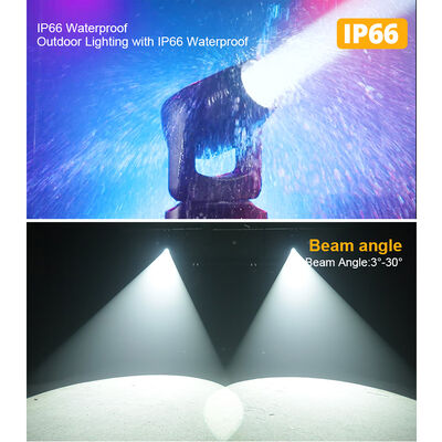 LED IP66 CMY 280W BSW Beam Spot Wash Event Sahne Işığı LED Hareketli Baş Işığı