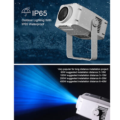 100W Su Dalgası Etkisi Okyanus Dalga Işıkları Dışarıda IP65 Led Gobo Projector