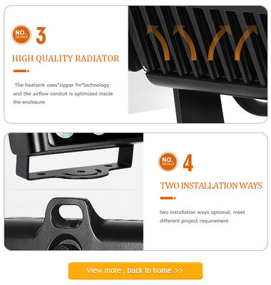 LED IP65 Dış Su geçirmez 80w RGBW 4in1 Yıkama Şehir Renkli Işıklar DMX512/ DJ Disko Partisi Kulübü için Otomatik Kontrol