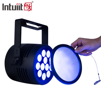Profesyonel IP65 Su geçirmez LED Par Işık 12x20W RGBWA+UV 6in1 DMX512 Sahne Yıkama Işığı Açık Hava Düğün Partisi Etkinlik DJ Disko
