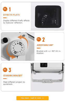 Ateşböceği Işıkları Yıldız Projektör Lazer Noel RGB Renk Değişimi 13W Ağaç Tavan Bahçe Çim Avlu Dış Mekan İç Mekan Kullanımı