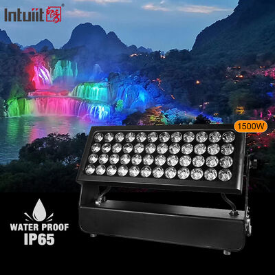 Düğün partisi ve peyzaj mimarisi için yüksek güçlü RGBW 4 in 1 1500W Led Duvar Yıkayıcı Işığı