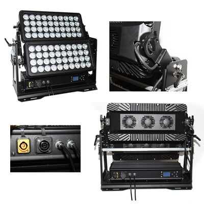 LED 800W Dış Mekan Sahne Aydınlatması Çift Katmanlı Şehir Renkli Aydınlatma Duvar Yıkama LED Projektör Bar DJ Bina Dekorasyonu IP65 DMX için